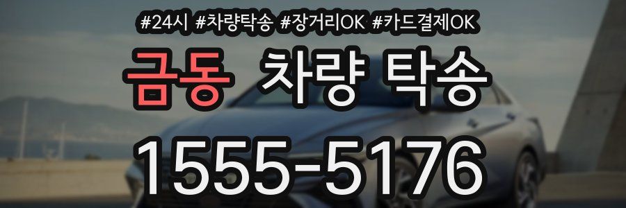 금동 차량 탁송