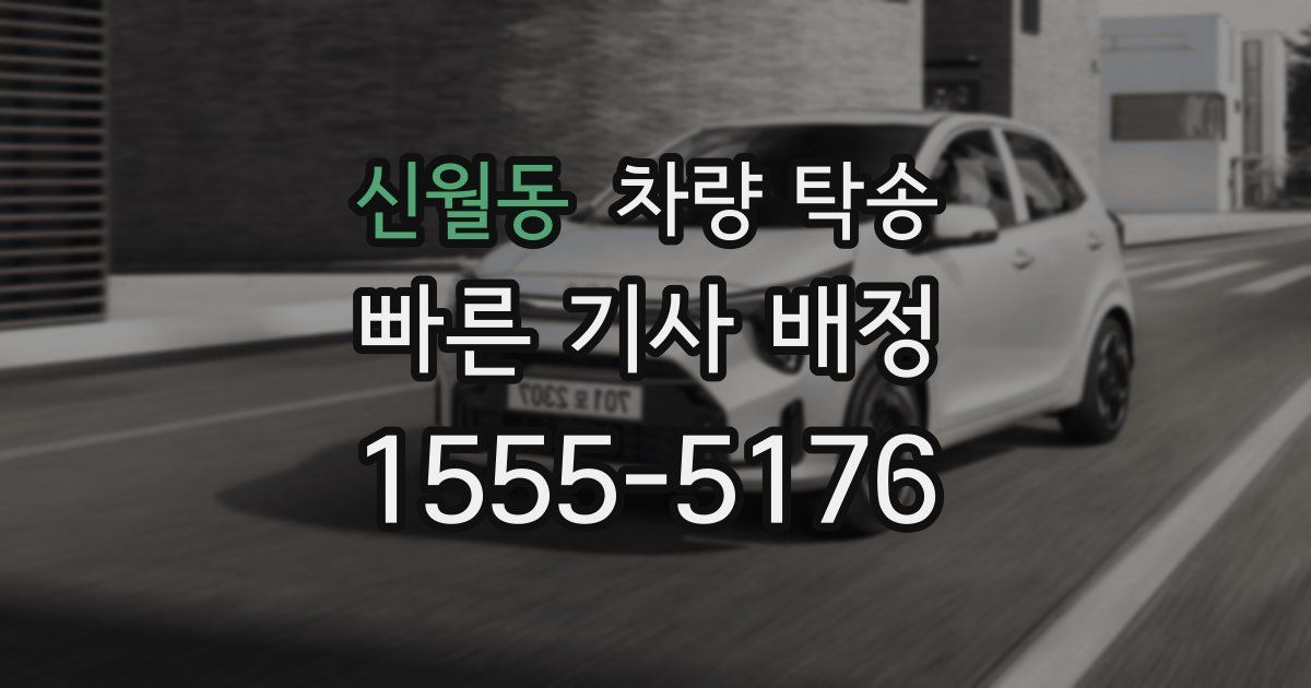 신월동 차량 탁송