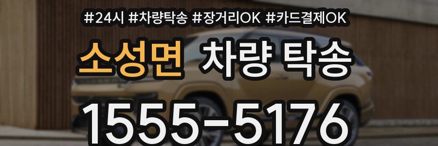 소성면 차량 탁송