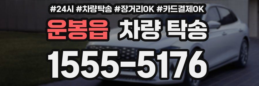 운봉읍 차량 탁송