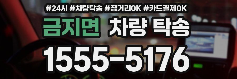 금지면 차량 탁송