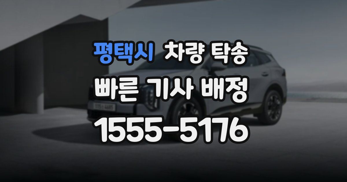 평택시 차량 탁송