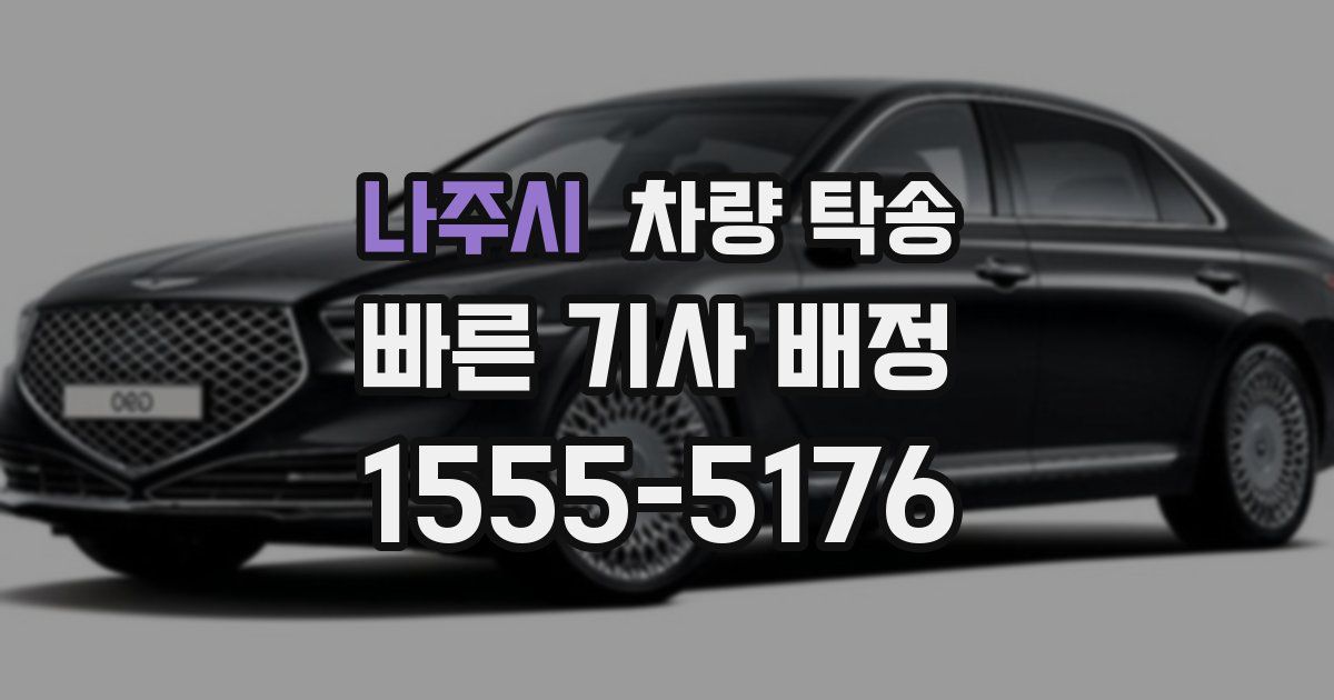 나주시 차량 탁송