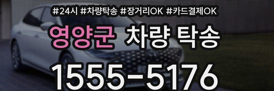 영양군 차량 탁송