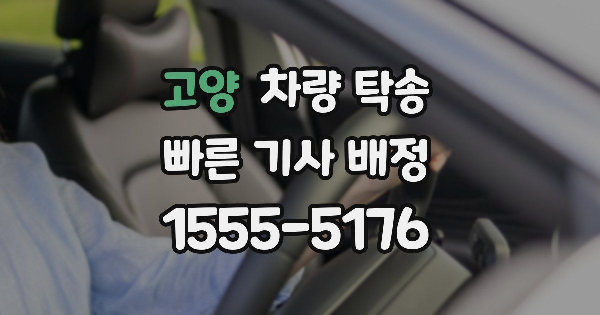 고양 차량 탁송