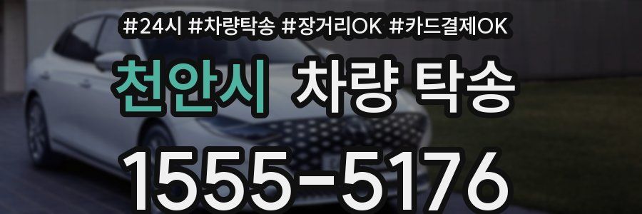 천안시 차량 탁송