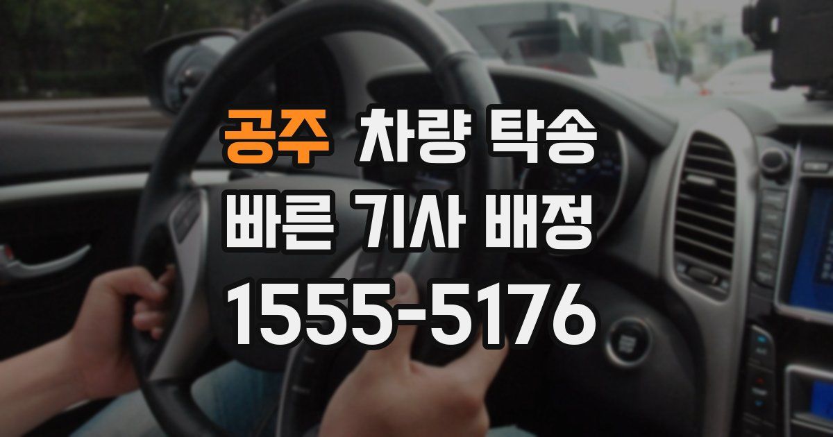 공주 차량 탁송