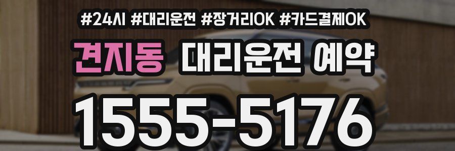 견지동 대리운전 예약