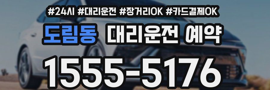 도림동 대리운전 예약