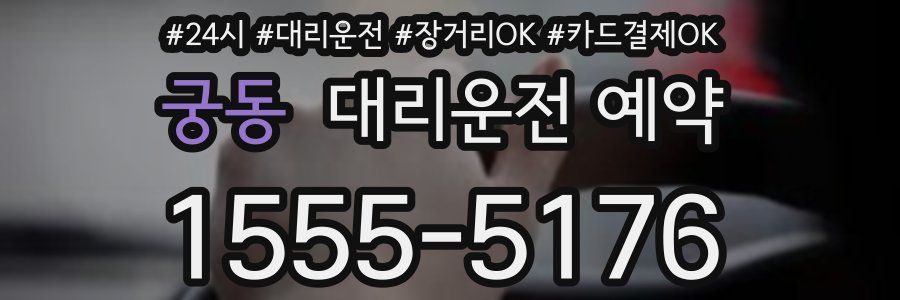 궁동 대리운전 예약