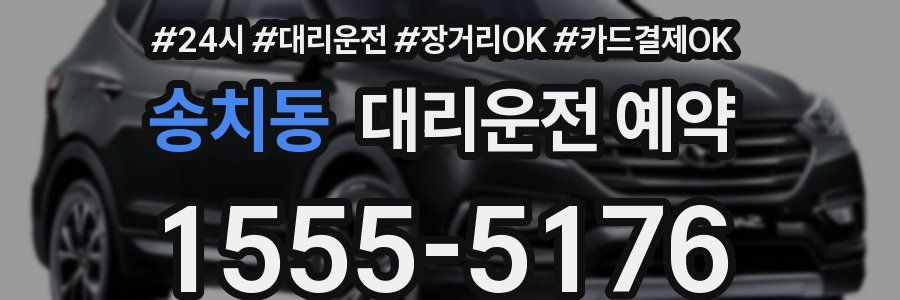 송치동 대리운전 예약