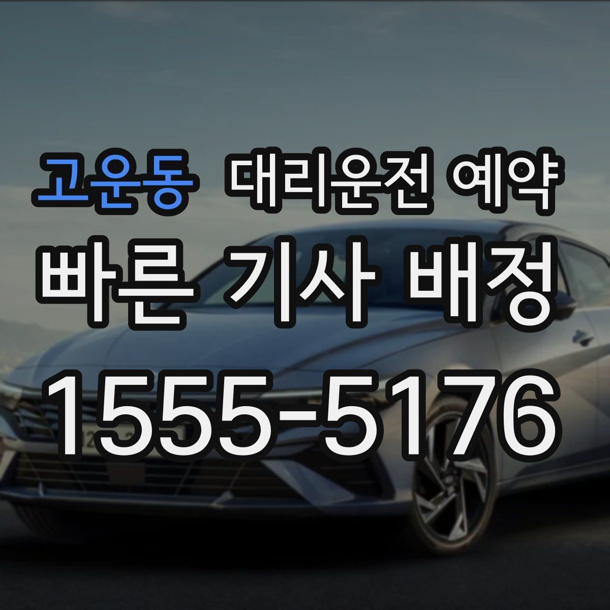 고운동 대리운전 예약