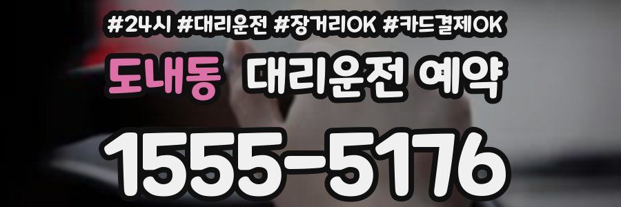 도내동 대리운전 예약