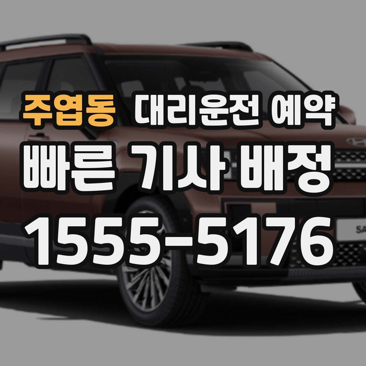 주엽동 대리운전 예약