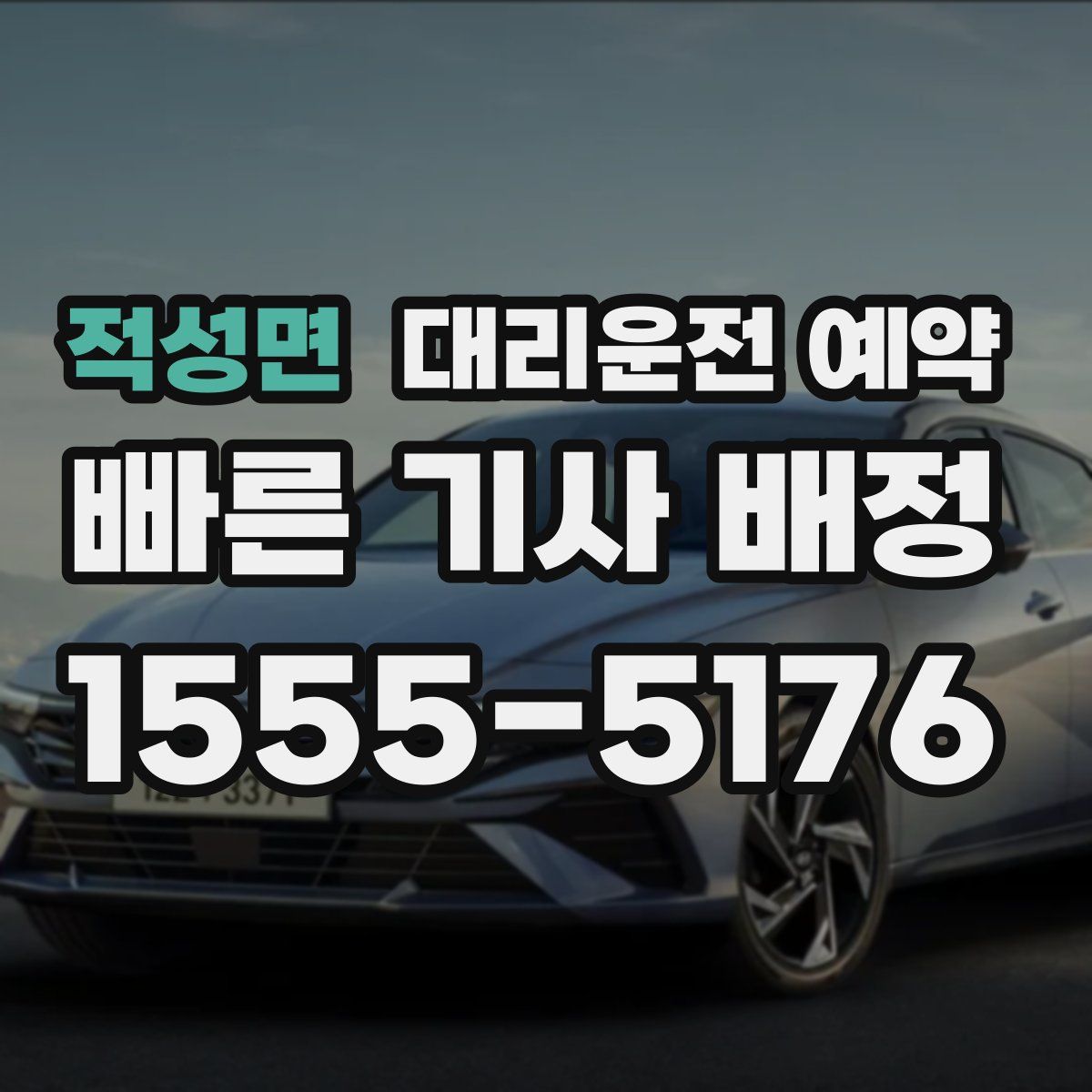 적성면 대리운전 예약