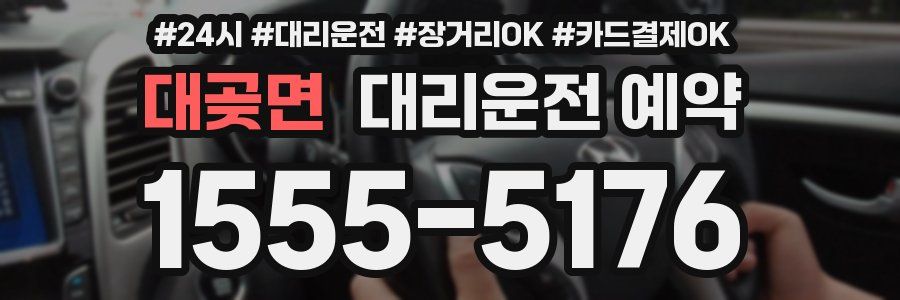 대곶면 대리운전 예약