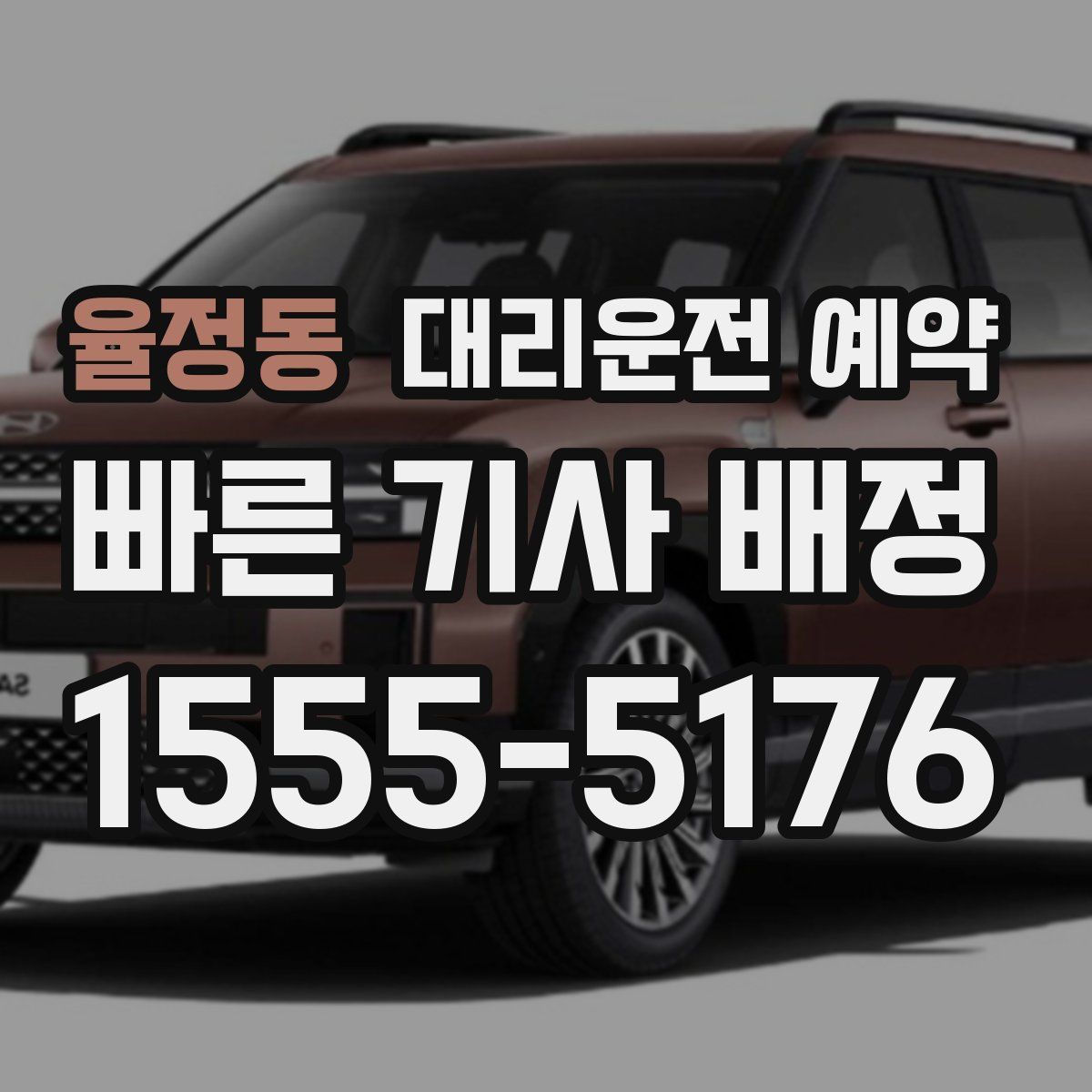 율정동 대리운전 예약