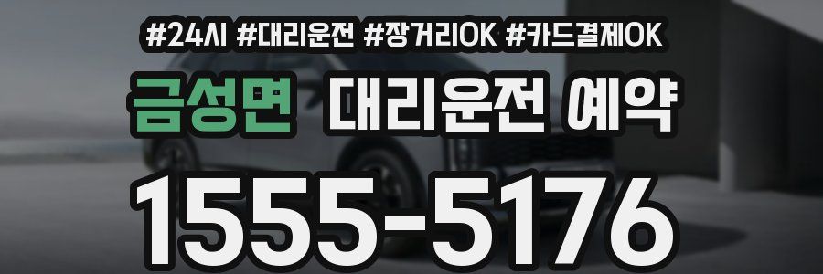 금성면 대리운전 예약