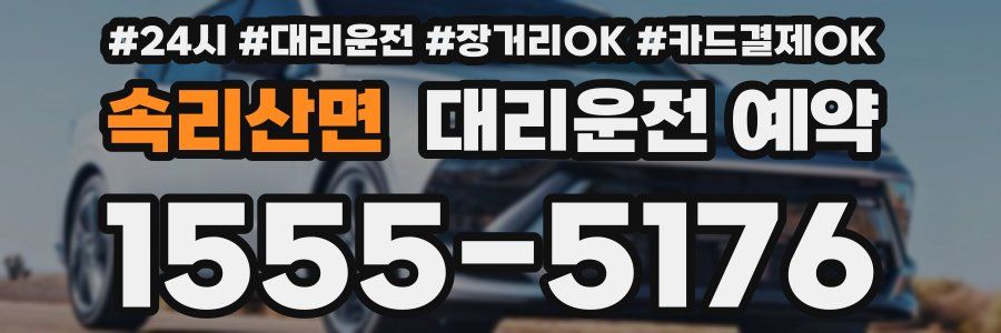 속리산면 대리운전 예약