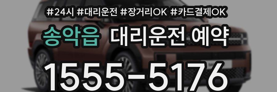 송악읍 대리운전 예약