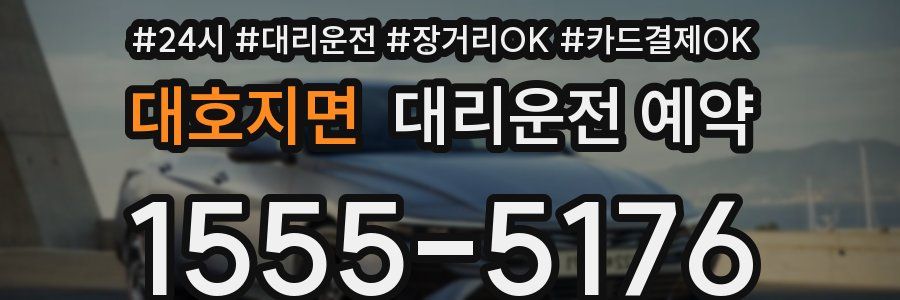 대호지면 대리운전 예약