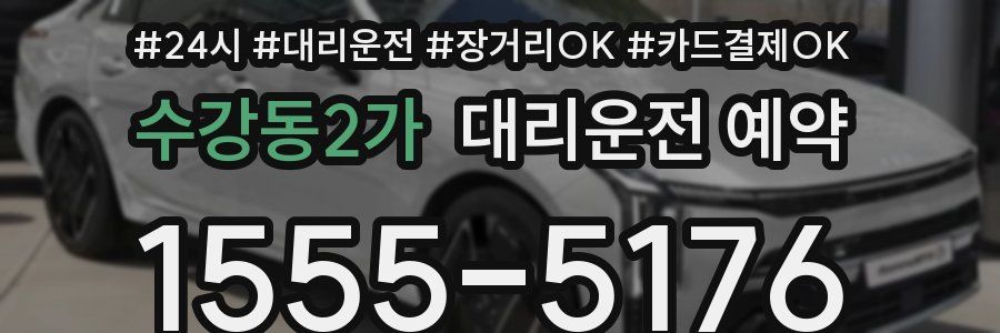 수강동2가 대리운전 예약