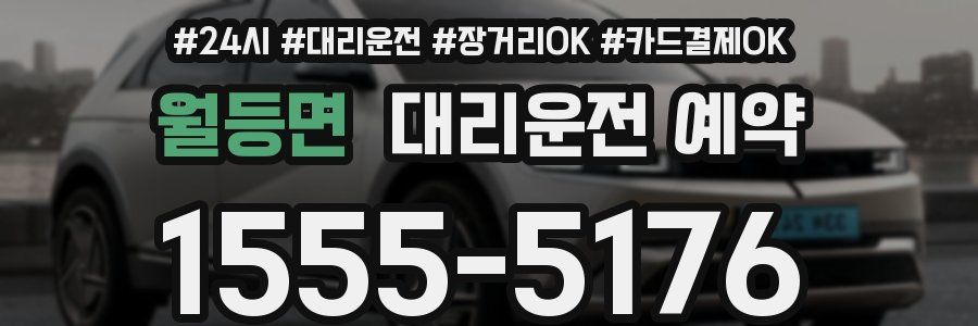 월등면 대리운전 예약