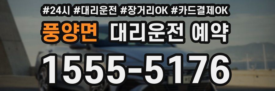풍양면 대리운전 예약
