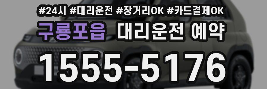 구룡포읍 대리운전 예약