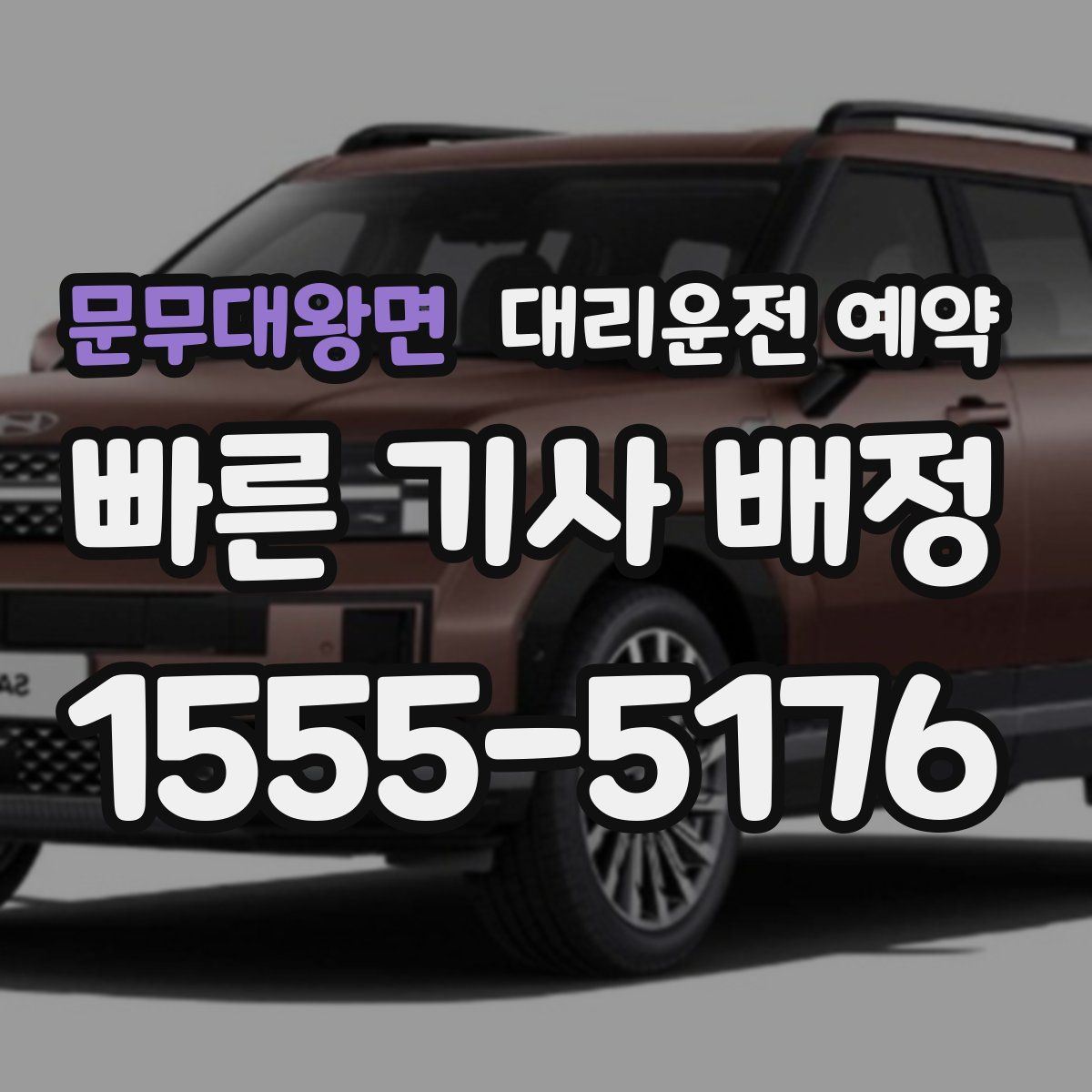 문무대왕면 대리운전 예약