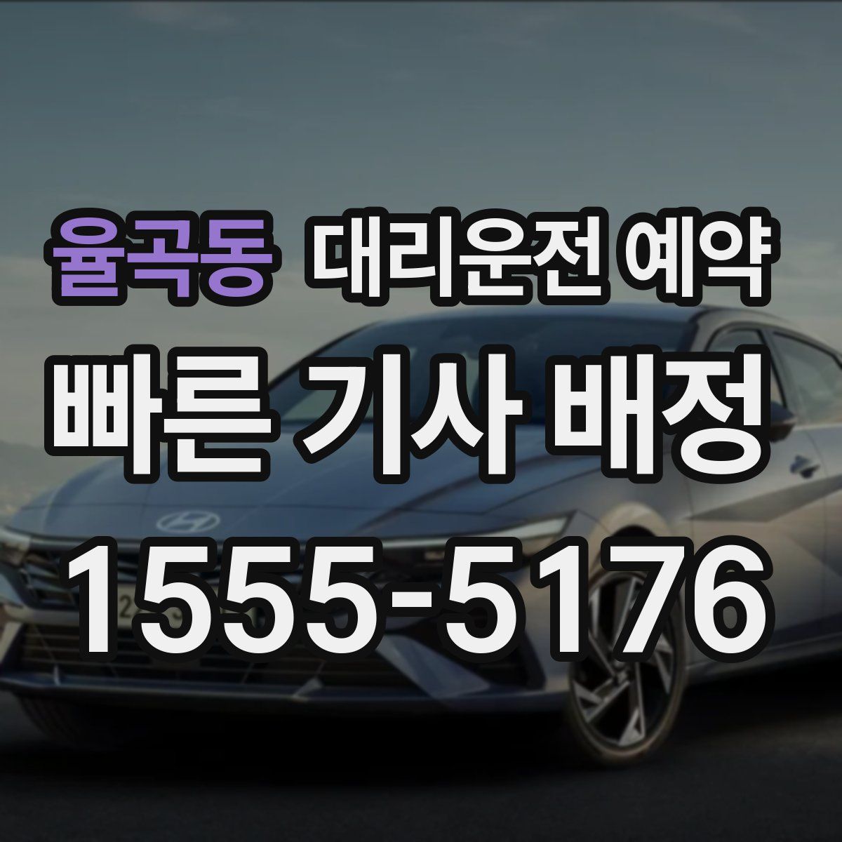 율곡동 대리운전 예약