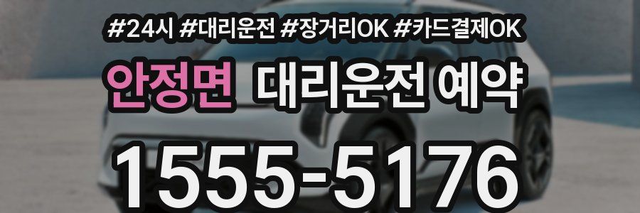 안정면 대리운전 예약