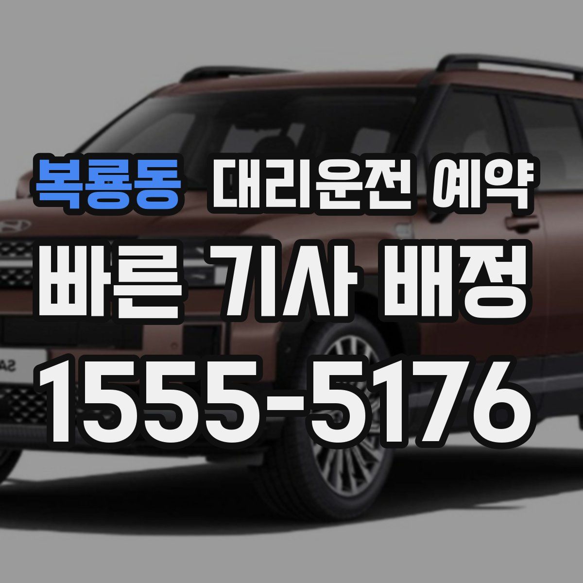 복룡동 대리운전 예약