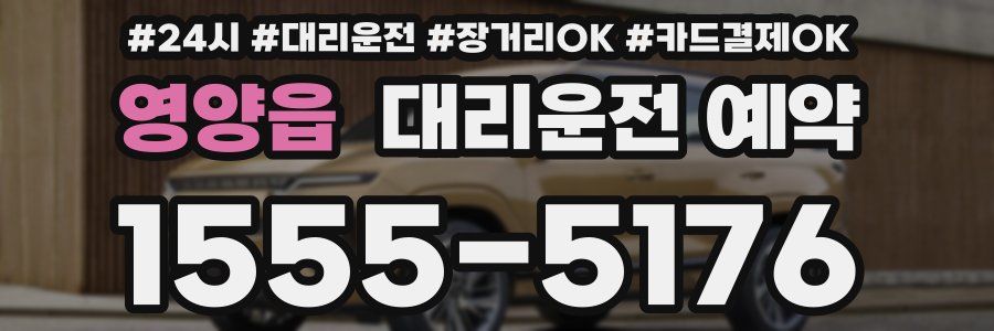 영양읍 대리운전 예약