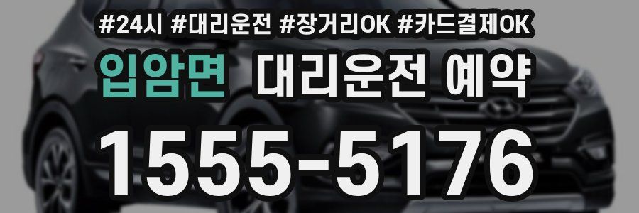 입암면 대리운전 예약
