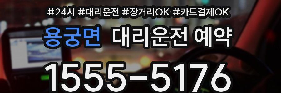 용궁면 대리운전 예약