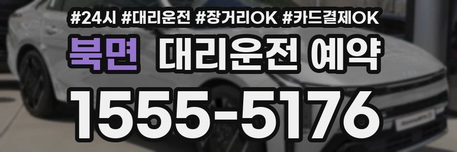 북면 대리운전 예약