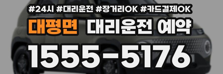 대평면 대리운전 예약