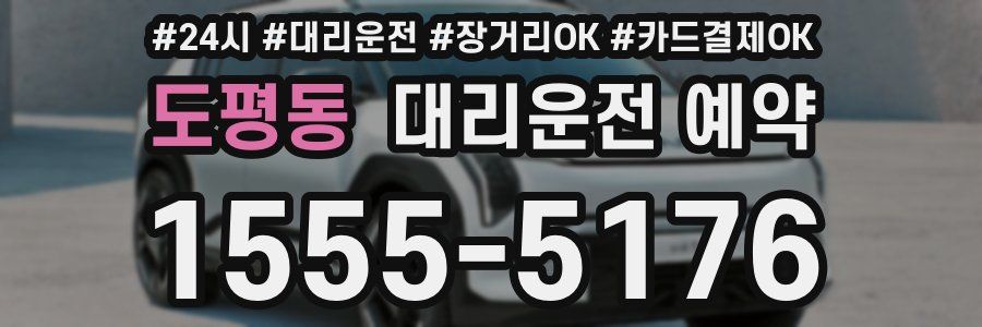 도평동 대리운전 예약