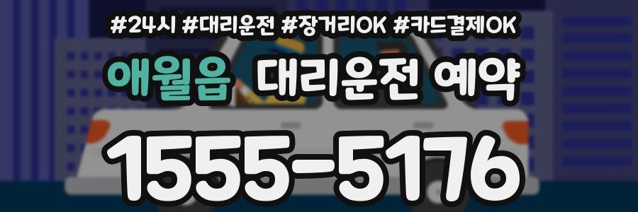 애월읍 대리운전 예약