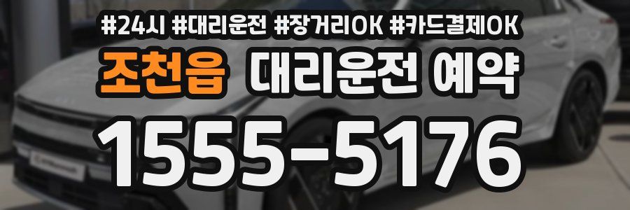 조천읍 대리운전 예약