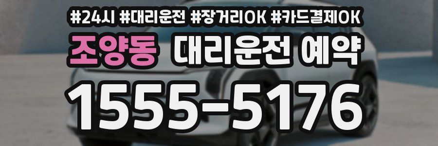 조양동 대리운전 예약