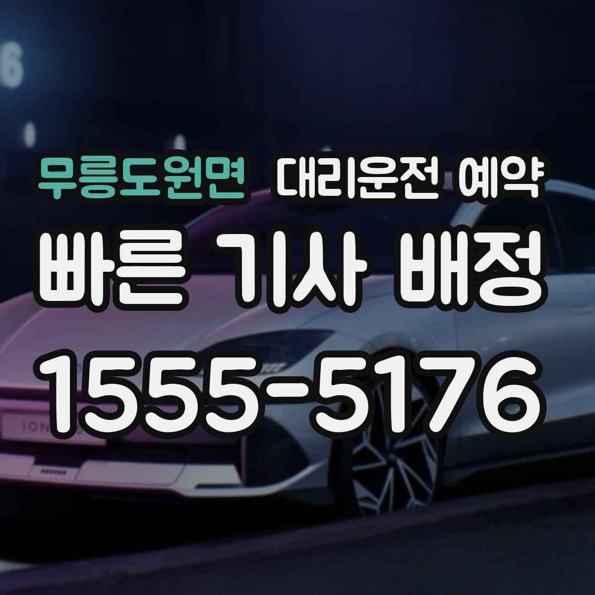 무릉도원면 대리운전 예약