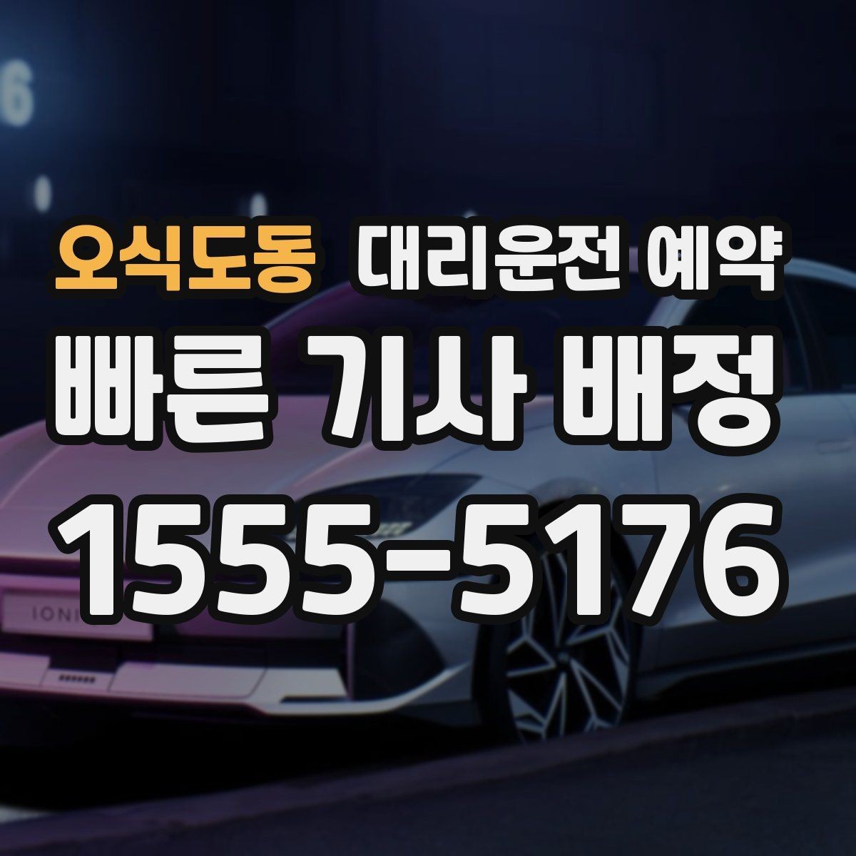 오식도동 대리운전 예약 관공서 은행 여러 곳 들르는 일정 예약 방법
