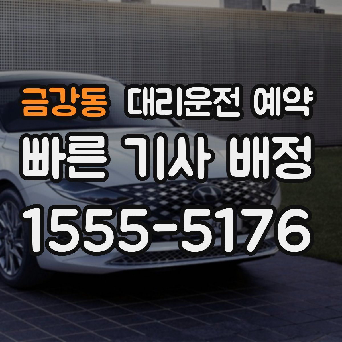 금강동 대리운전 예약