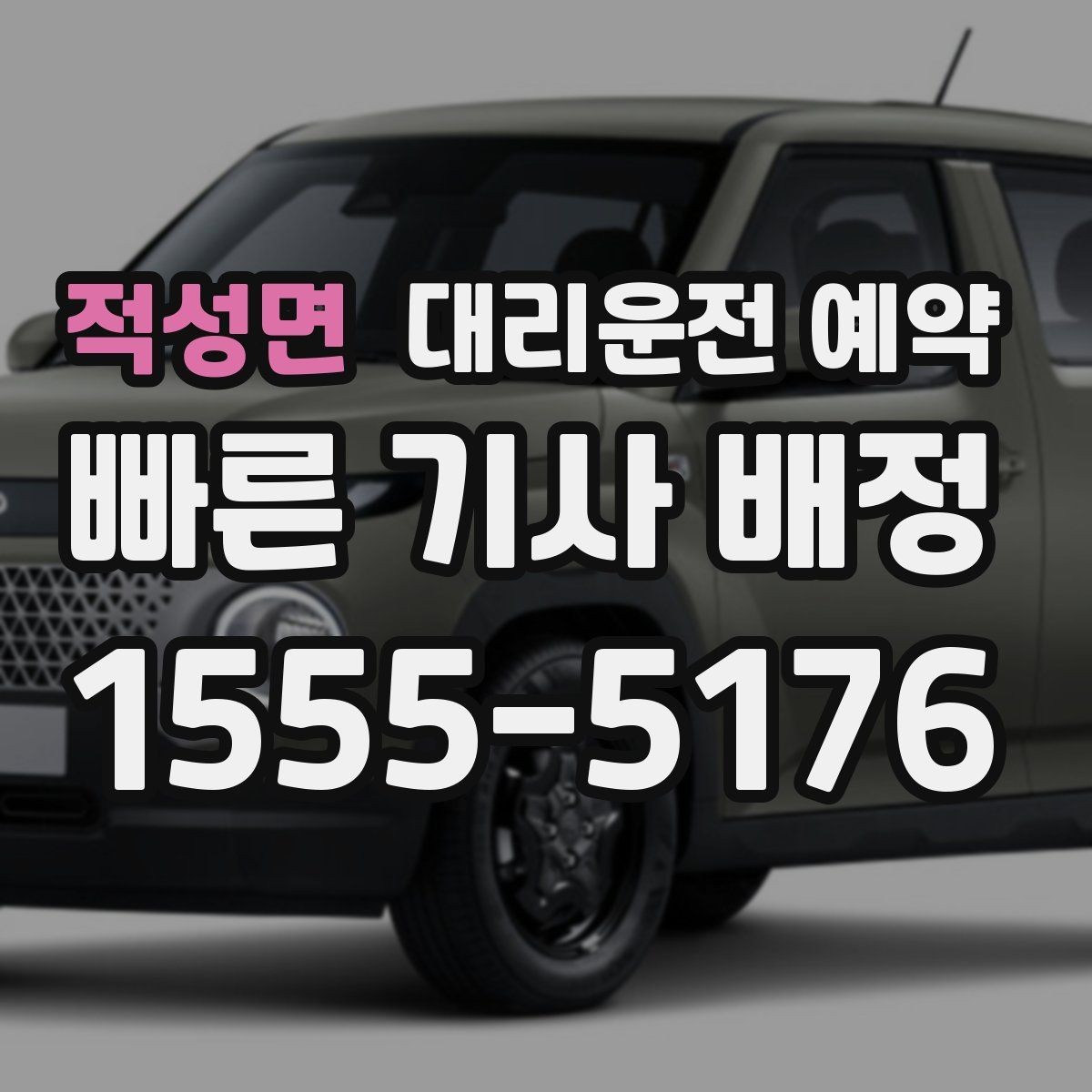 적성면 대리운전 예약 주차만 부탁하고 싶을 때 가능한지