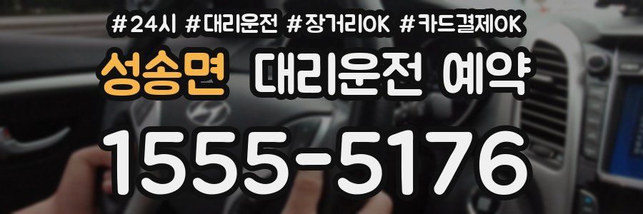 성송면 대리운전 예약