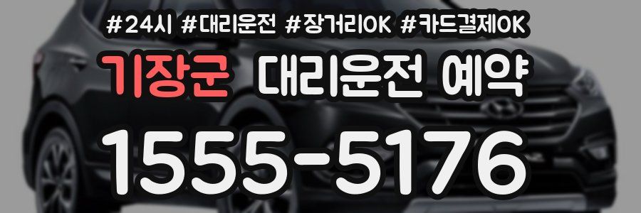 기장군 대리운전 예약