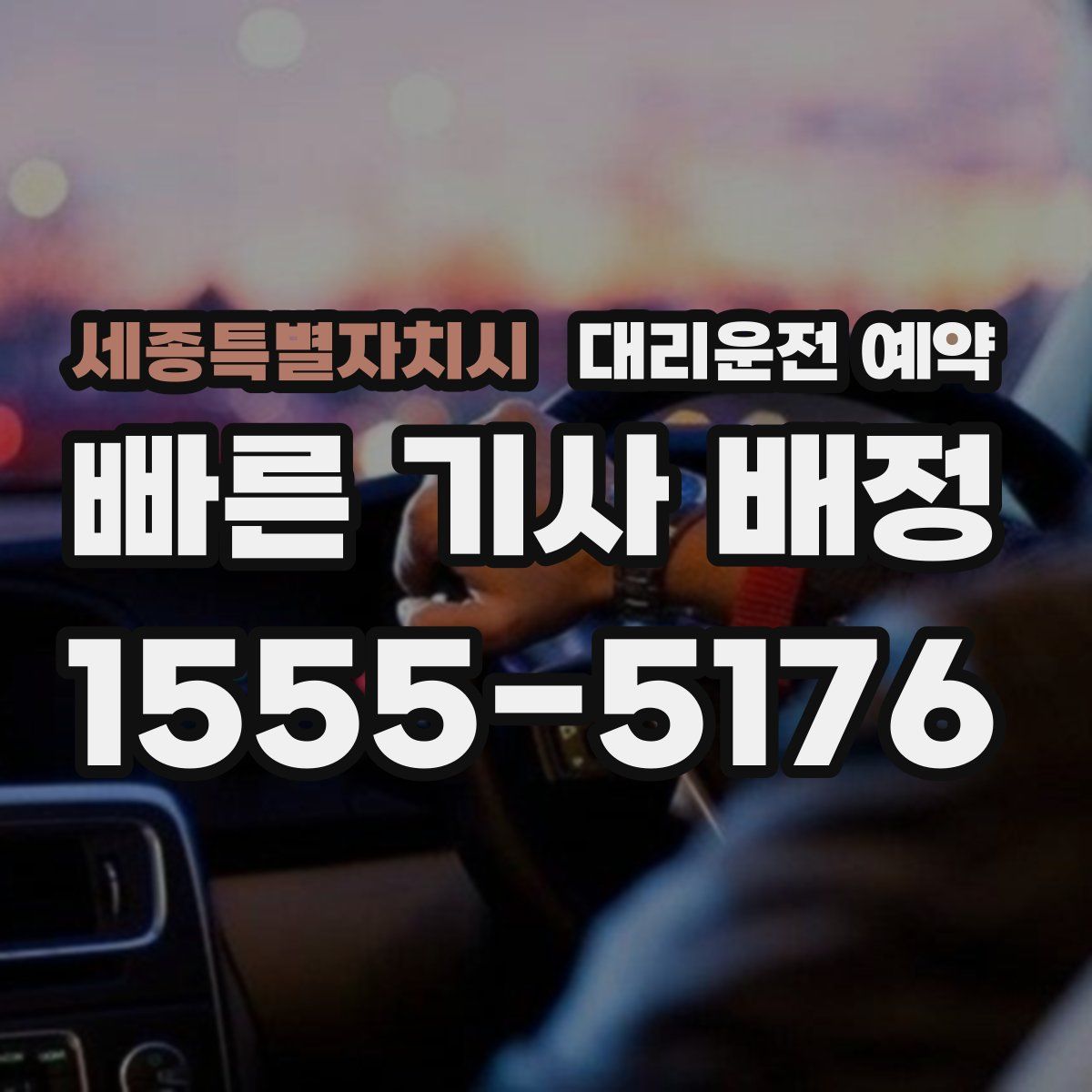 세종특별자치시 대리운전 예약