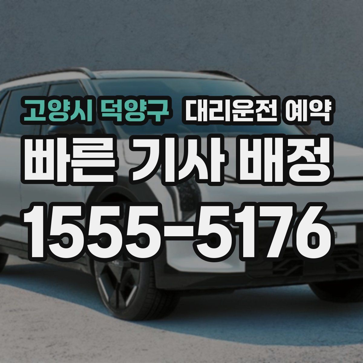 고양시 덕양구 대리운전 예약 네비 검색이 애매한 장소를 전달하는 방법